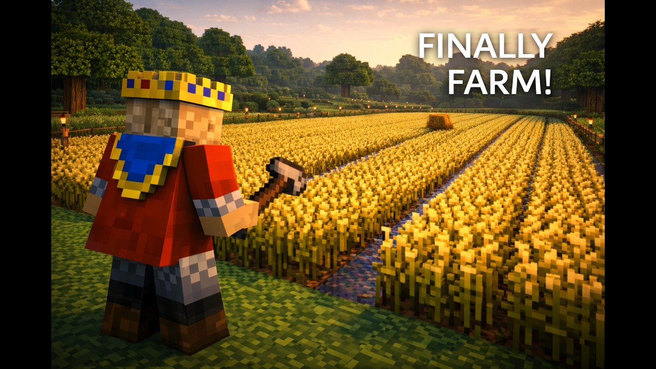 Minecraft Beta Survival | The Old School Wheat Farm Is Complete – Minecraftia