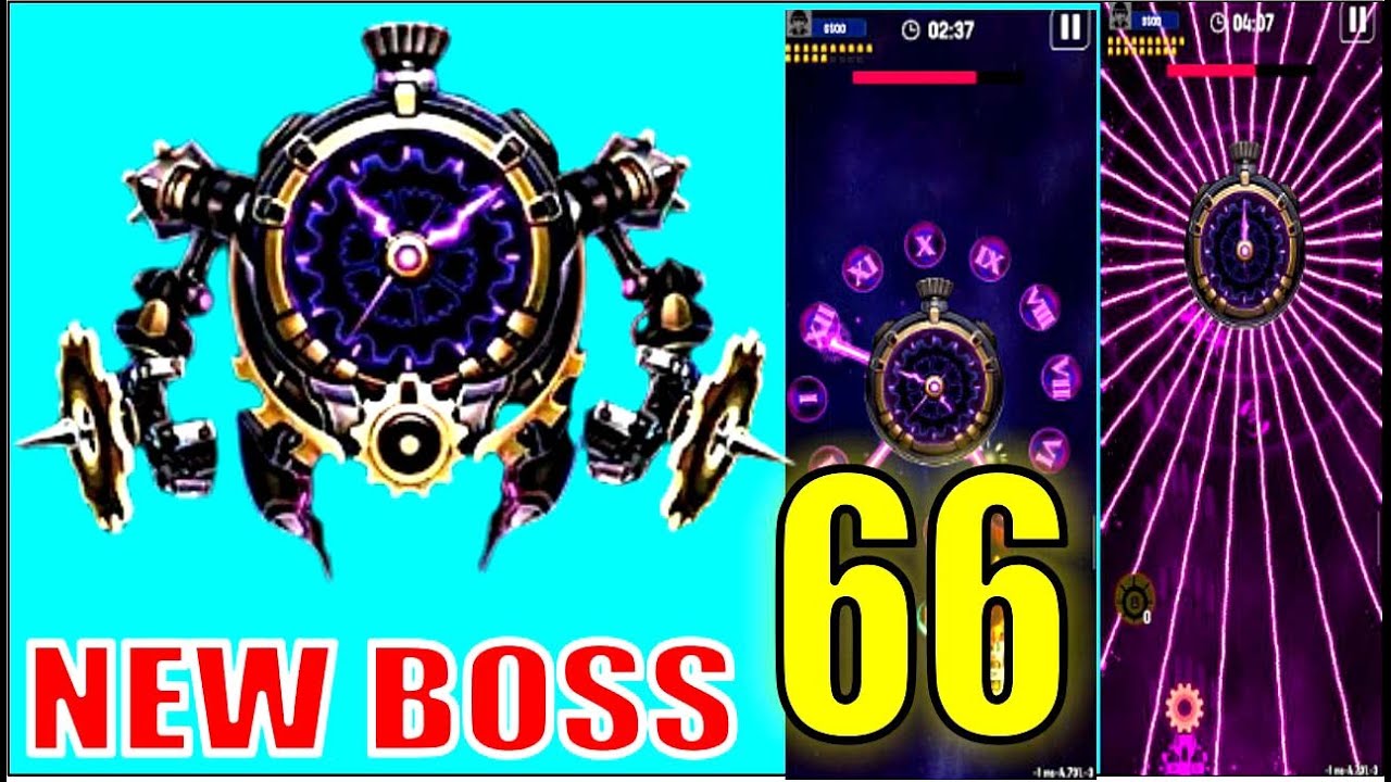 GALAXY ATTACK SPACE SHOOTER || NEW BOSS 66 FIGHT ||  By WORLD BOSSES