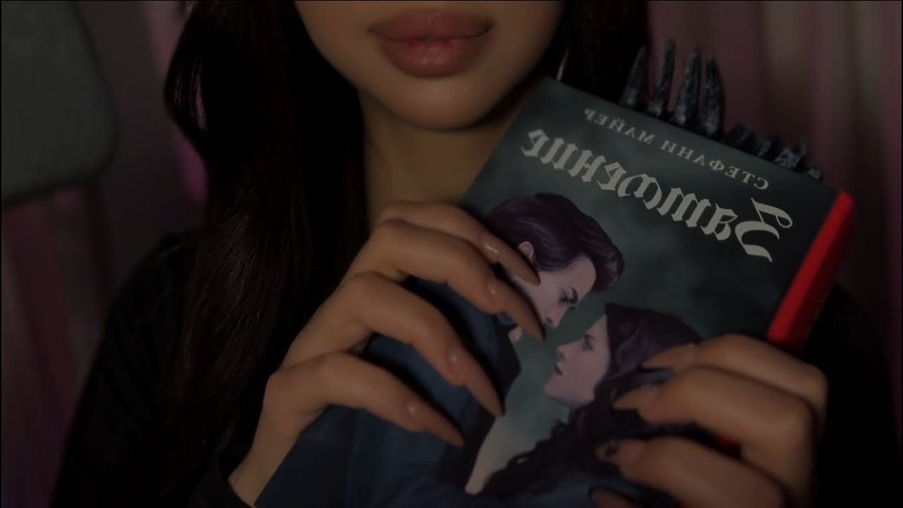 8 minutes of satisfying book tapping asmr 💗