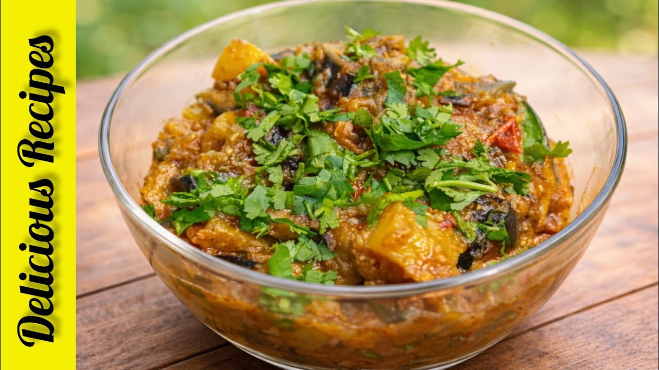 Baingan Aloo Ki Sabzi | Baingan Banane Ka Tarika | Achari Baingan 