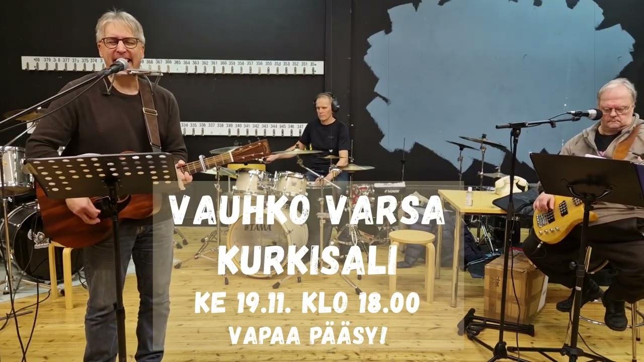 Vauhko Varsa livenä Kurkisalissa 19.11.2025 klo 18.00!!