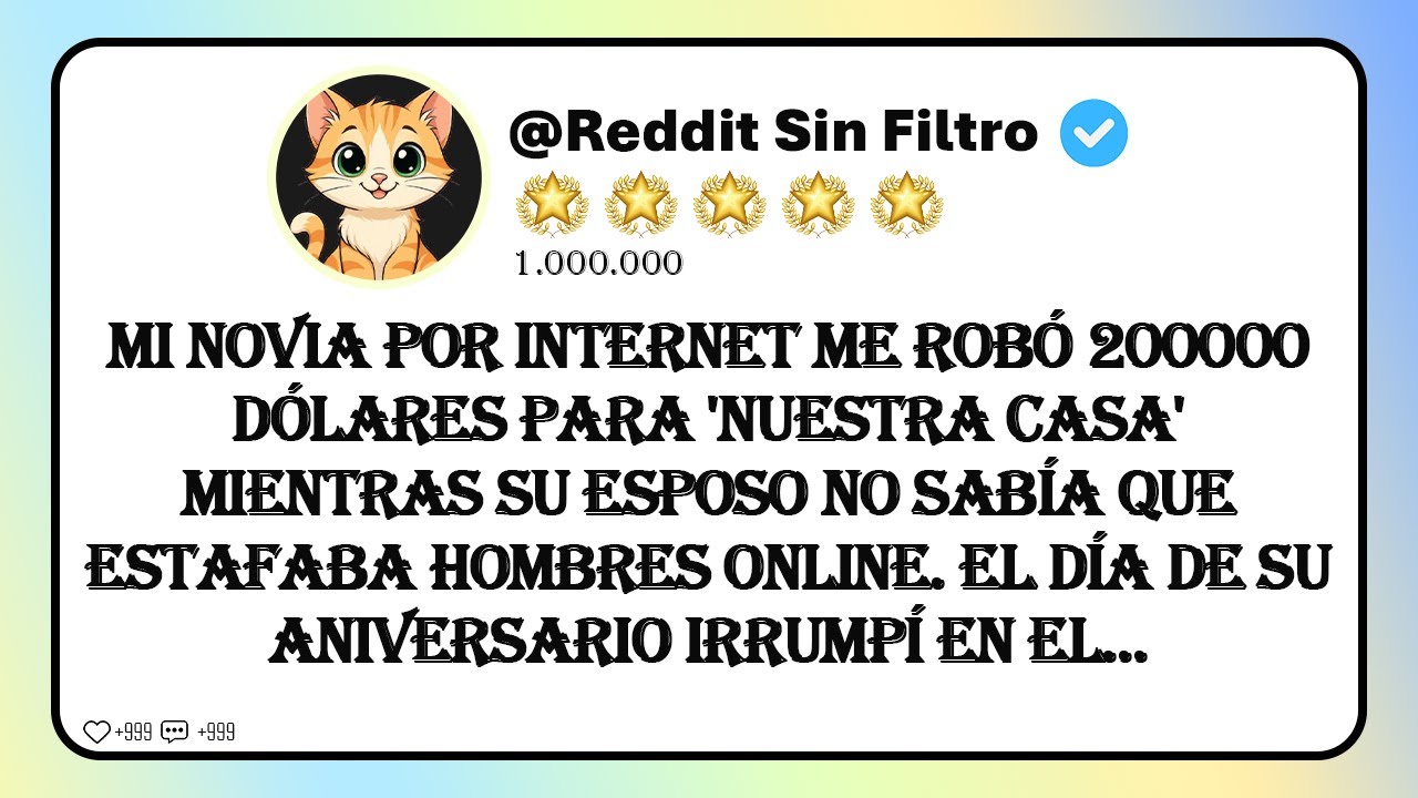 Mi NOVIA POR INTERNET me ROBÓ 200,000 dólares para 'nuestra casa' mientras su ESPOSO no sabía