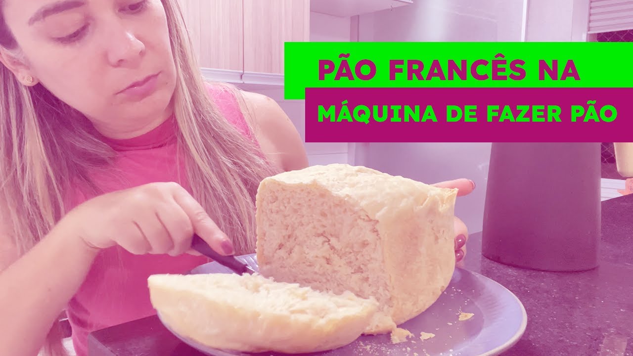 PÃO FRANCÊS na MÁQUINA DE FAZER PÃO: Descubra se Fica CROCANTE OU NÃO!