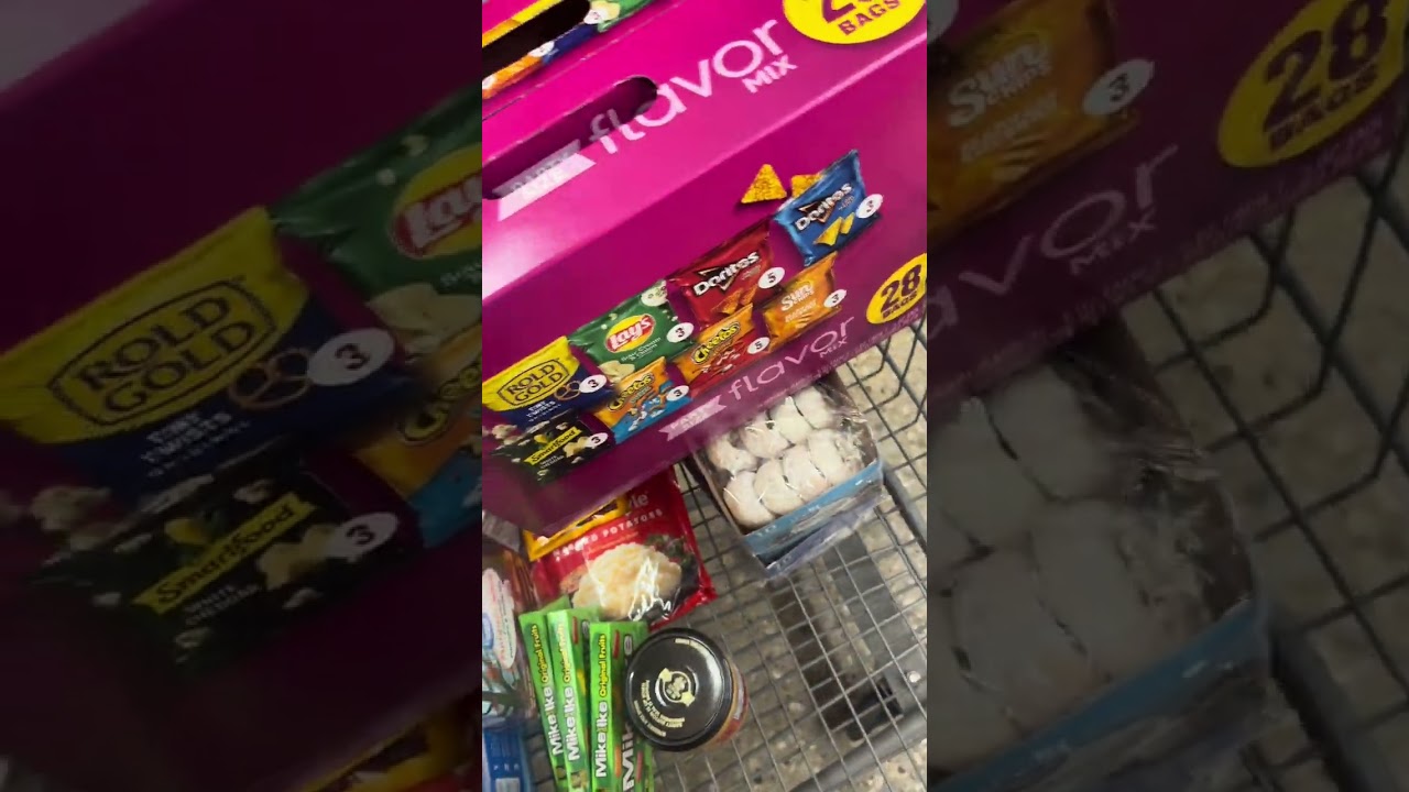 Grocery shopping for a family of 6