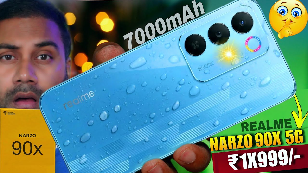 Смартфон Realme Narzo 90X 5G официально представлен и оснащен мощным аккумулятором на 7000 мАч 🔥