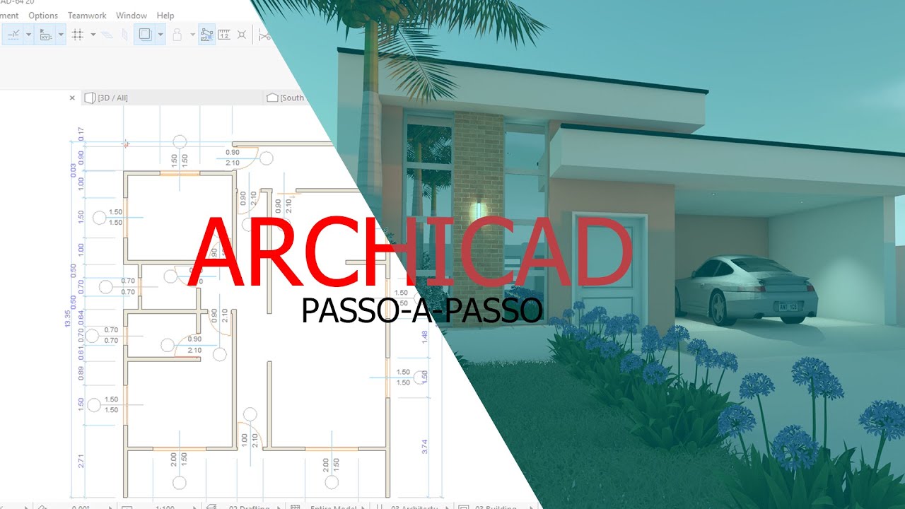 PASSO A POSSO DE UM PROJETO NO ARCHICAD