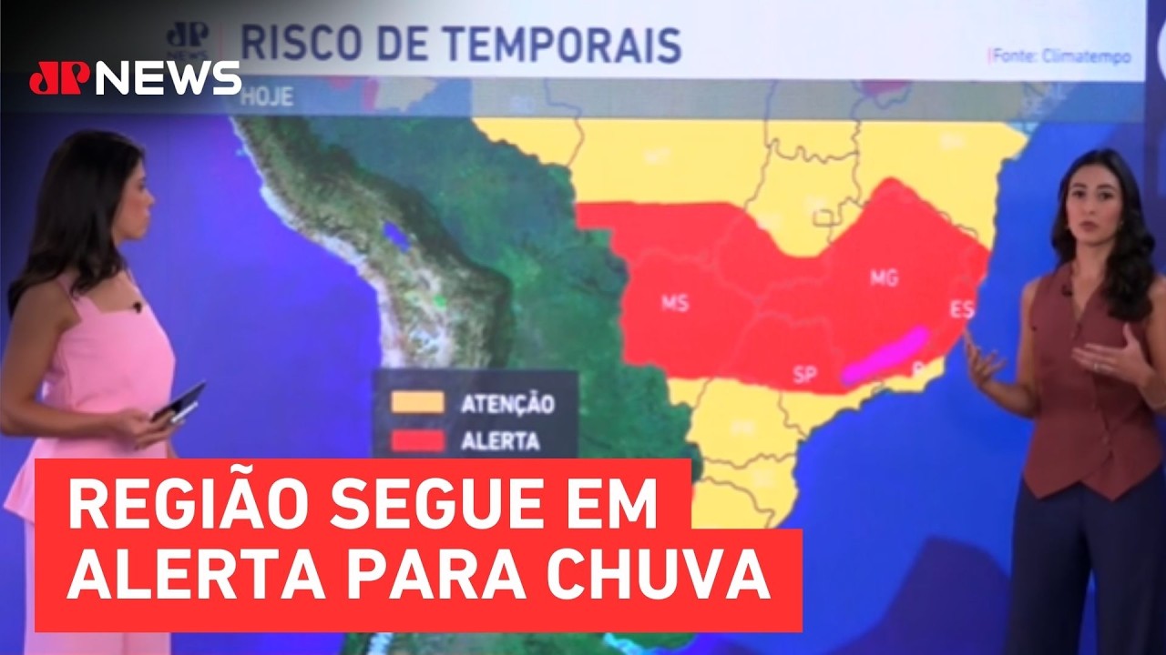 Previsão do Tempo: Temporais causam mortes e transtornos no Sudeste