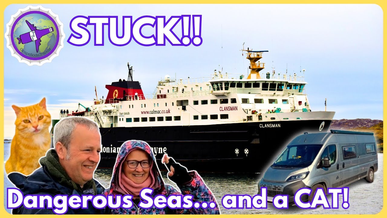 DISASTER!? Stuck on the Outer Hebrides! Tarbert & Homeward IF the CALMAC Ferry Sails...! Vanlife UK