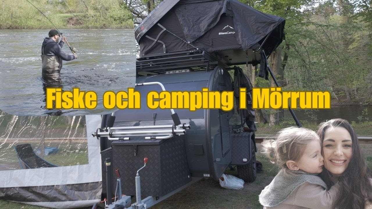 Fiske och camping vid Mörrumsån
