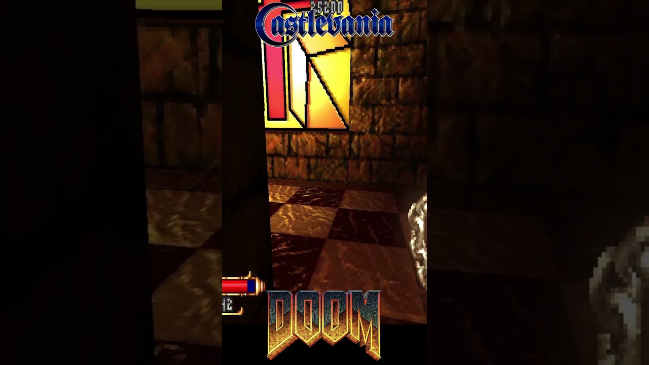 😂😂I found a SECRET in the Castlevania Doom Mod! #doom #castlevania #shorts