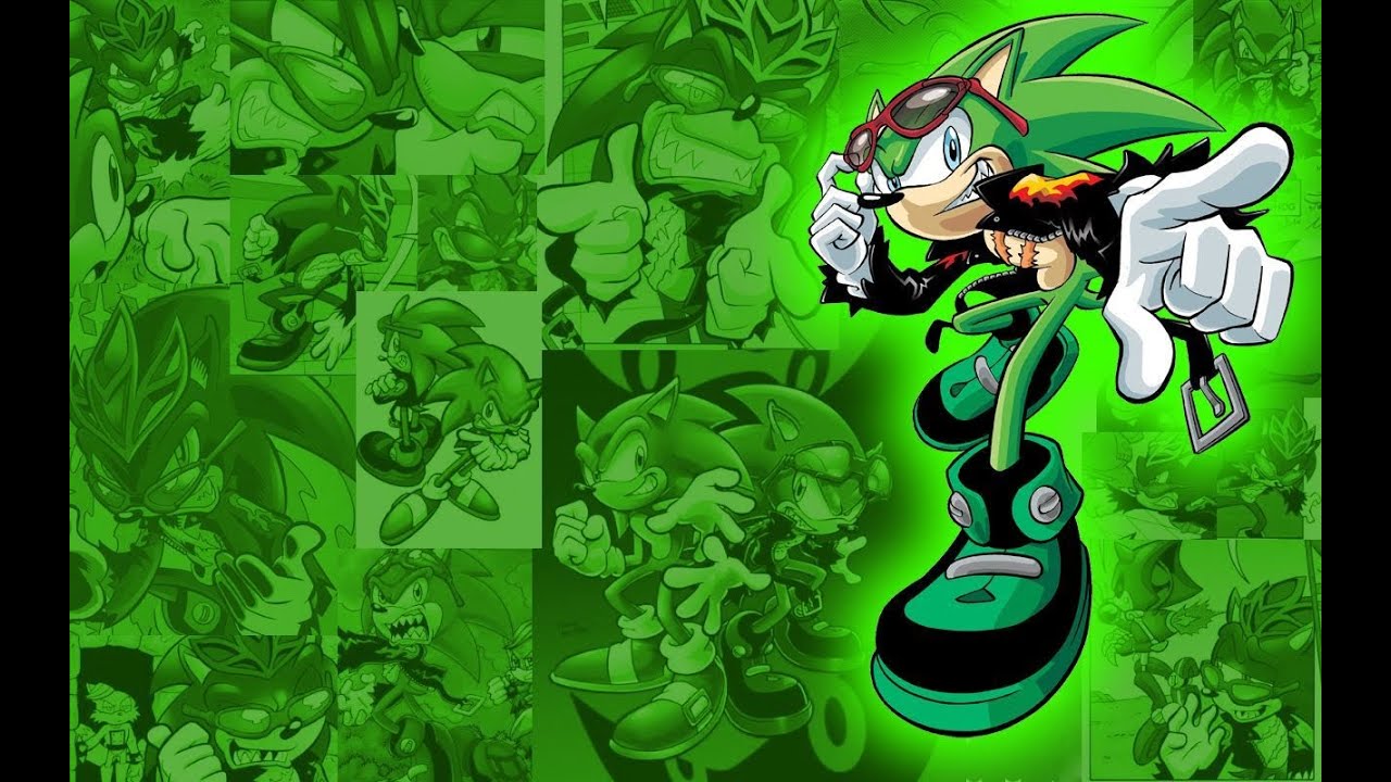 Scourge the Hedgehog  ( The Anti-Sonic) (AI Edit)