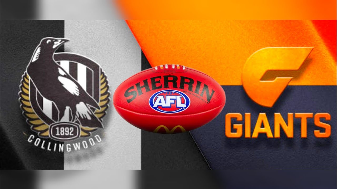 Collingwood vs GWS Giants AFL Football Round 3