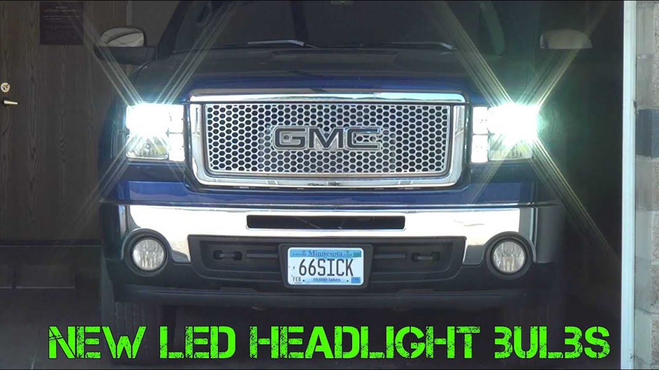 Installing 6000K LED Headlight Bulbs (2012 GMC Sierra 1500)