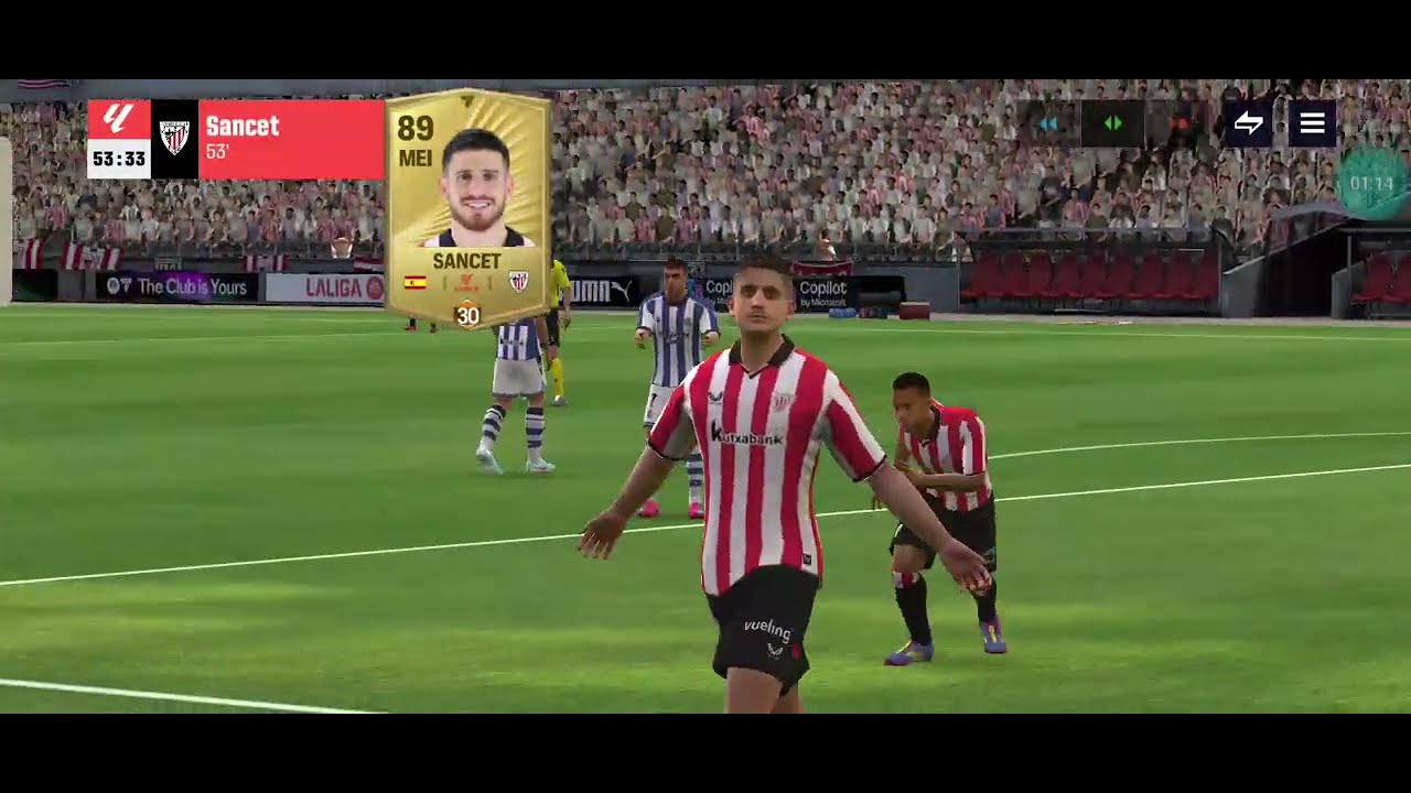 RESUMO DO JOGO ENTRE ATHLETIC BILBÃO X REAL SOCIEDAD | FC MOBILE 2026