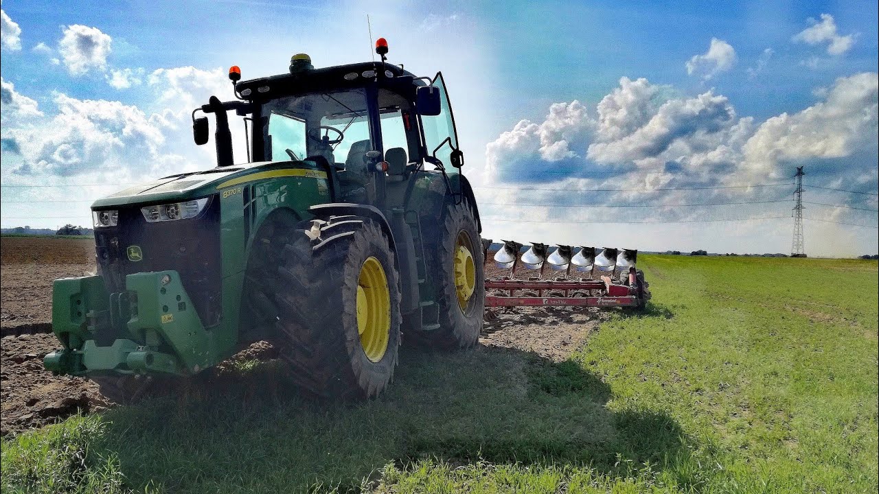 Obornik na wielką skale w firmie Agrito(GR Świtała) john deere 8370R i 8230