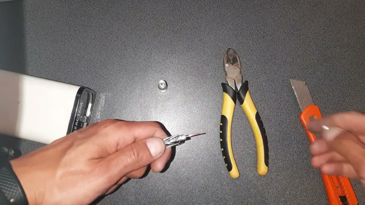 Mufa tv. How to make TV connector