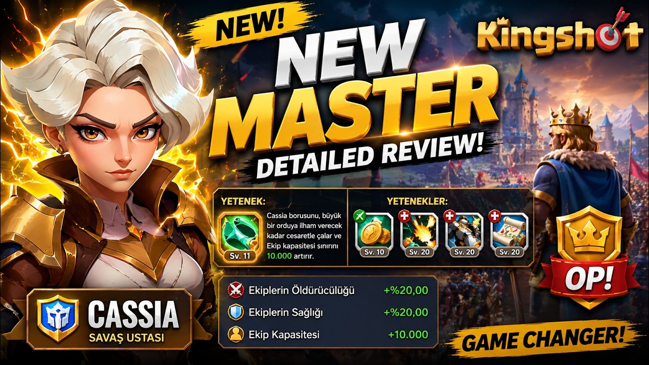 Кассия ПРОСТО ИМБА! Полный обзор нового мастера &mdash; Kingshot