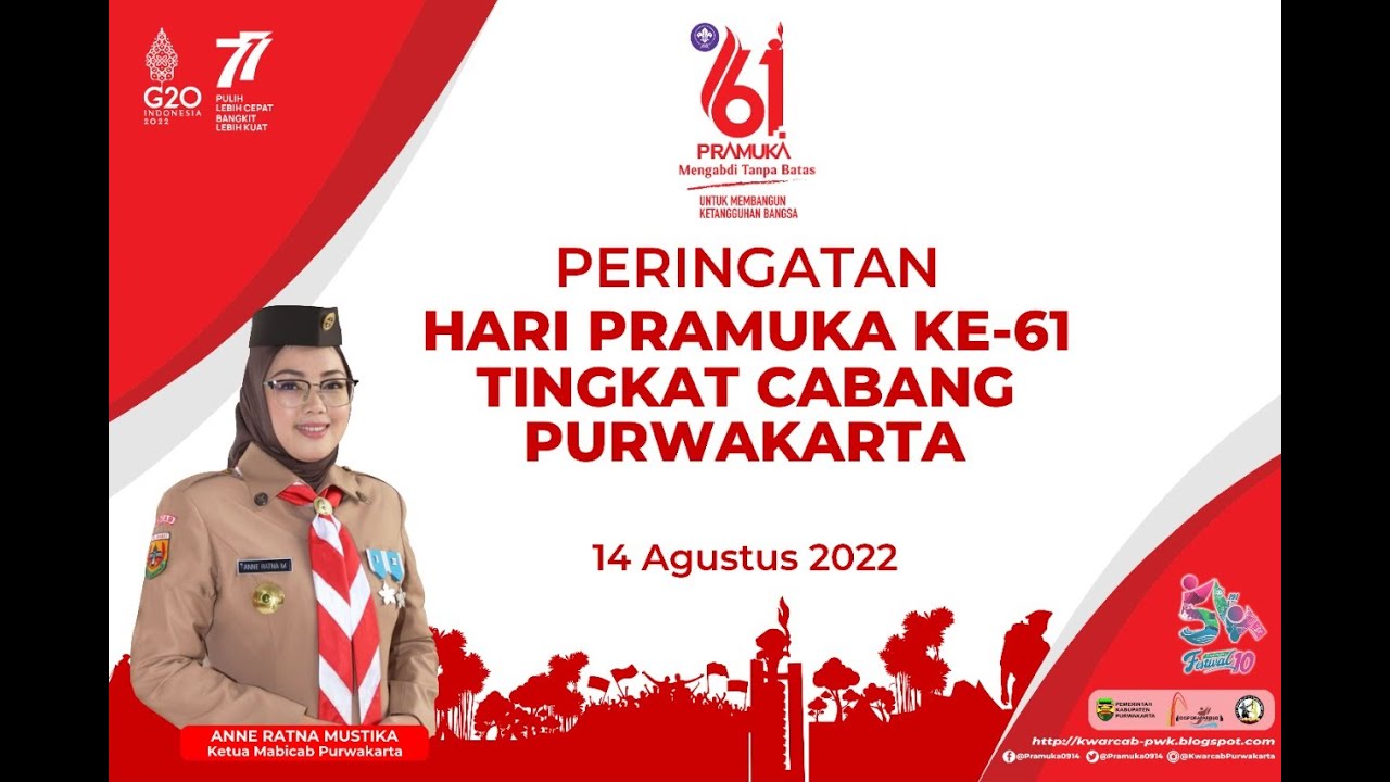 🔴 LIVE STREAMING PERINGATAN HARI PRAMUKA KE-61 TINGKAT KABUPATEN PURWAKARTA