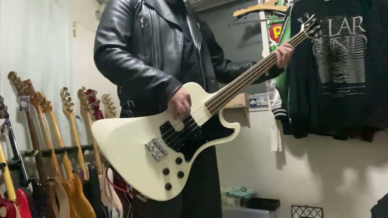 hide with Spread Beaver - ROCKET DIVE (ベース弾いてみた) Edwards E-T-TR