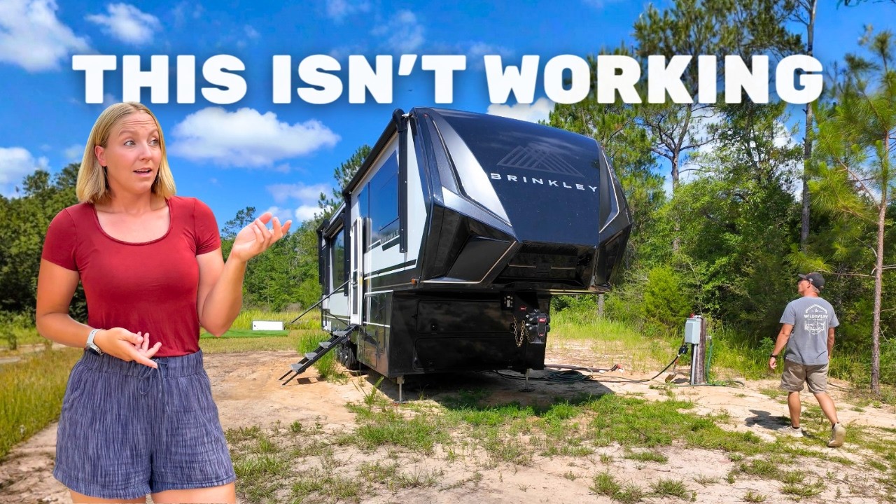 DIY Cheap & Easy RV Site for Our (Cracked!) RV