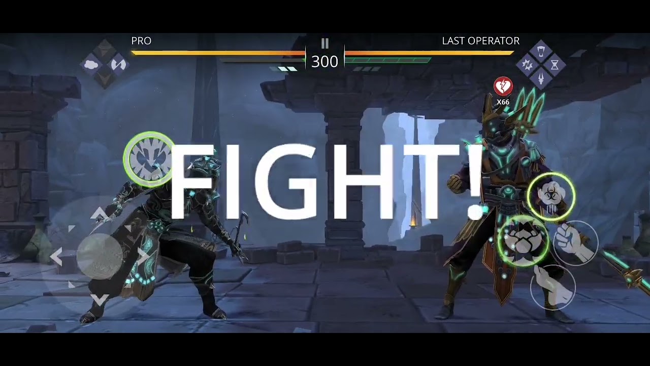shadow fight 3:lv 5 and lv6 set vs hard mode last operatos