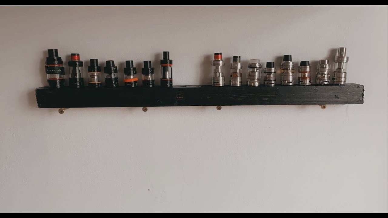 DIY Vape Tank Shelf