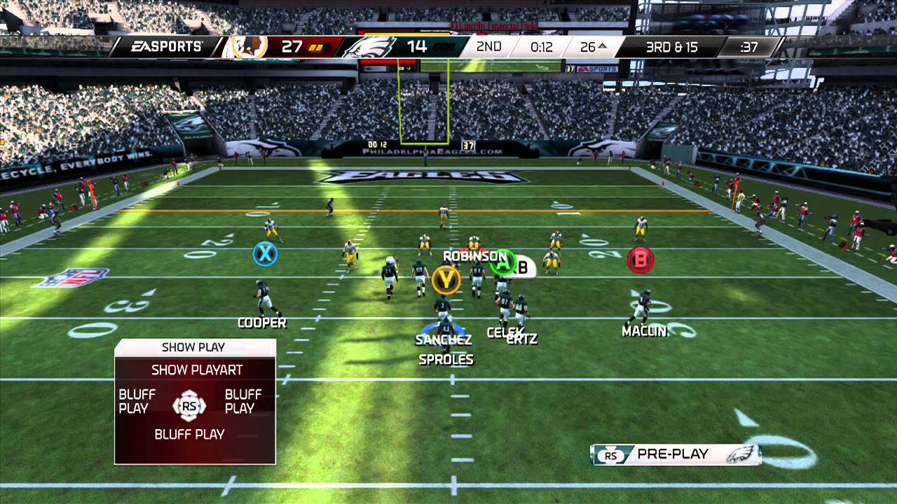 madden 15 xbox 360: madden 15  gameplay