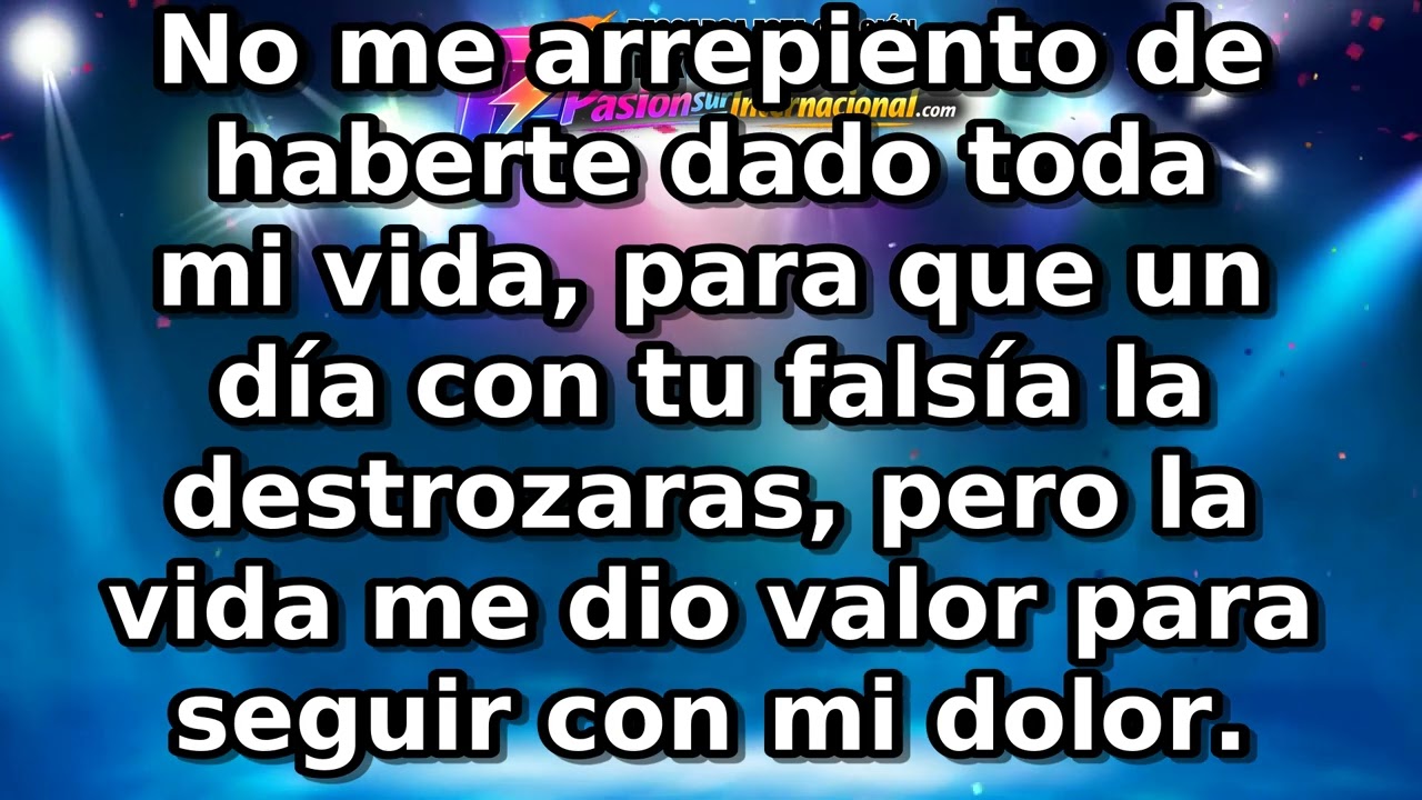 Agua Bella - No Hago Falta A Nadie - Con Letra HD