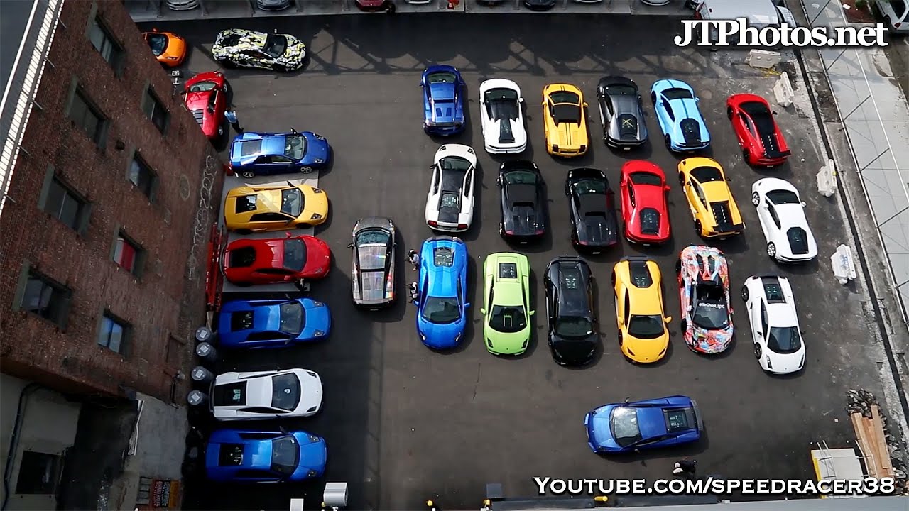 50 Lamborghinis invade NYC
