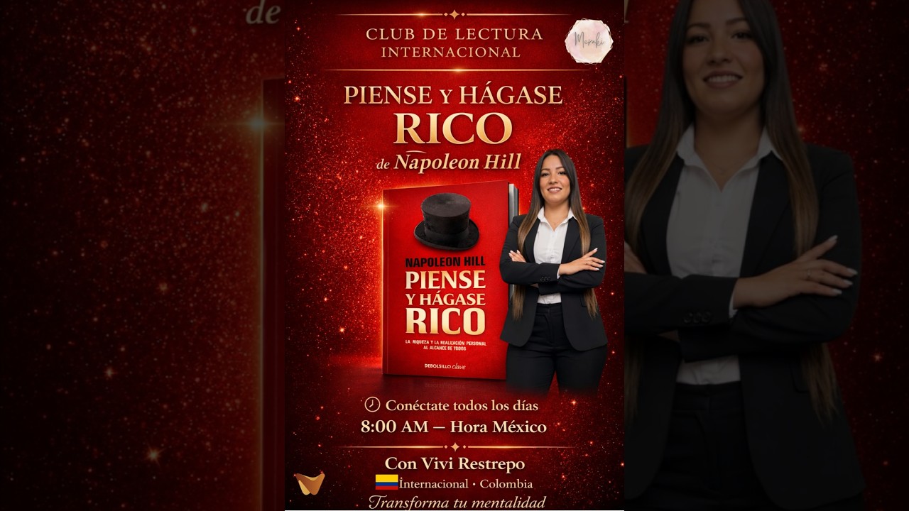 Piense y hágase rico de Napoleón Hill, club de lectura 5 marzo 2026. Parte 1