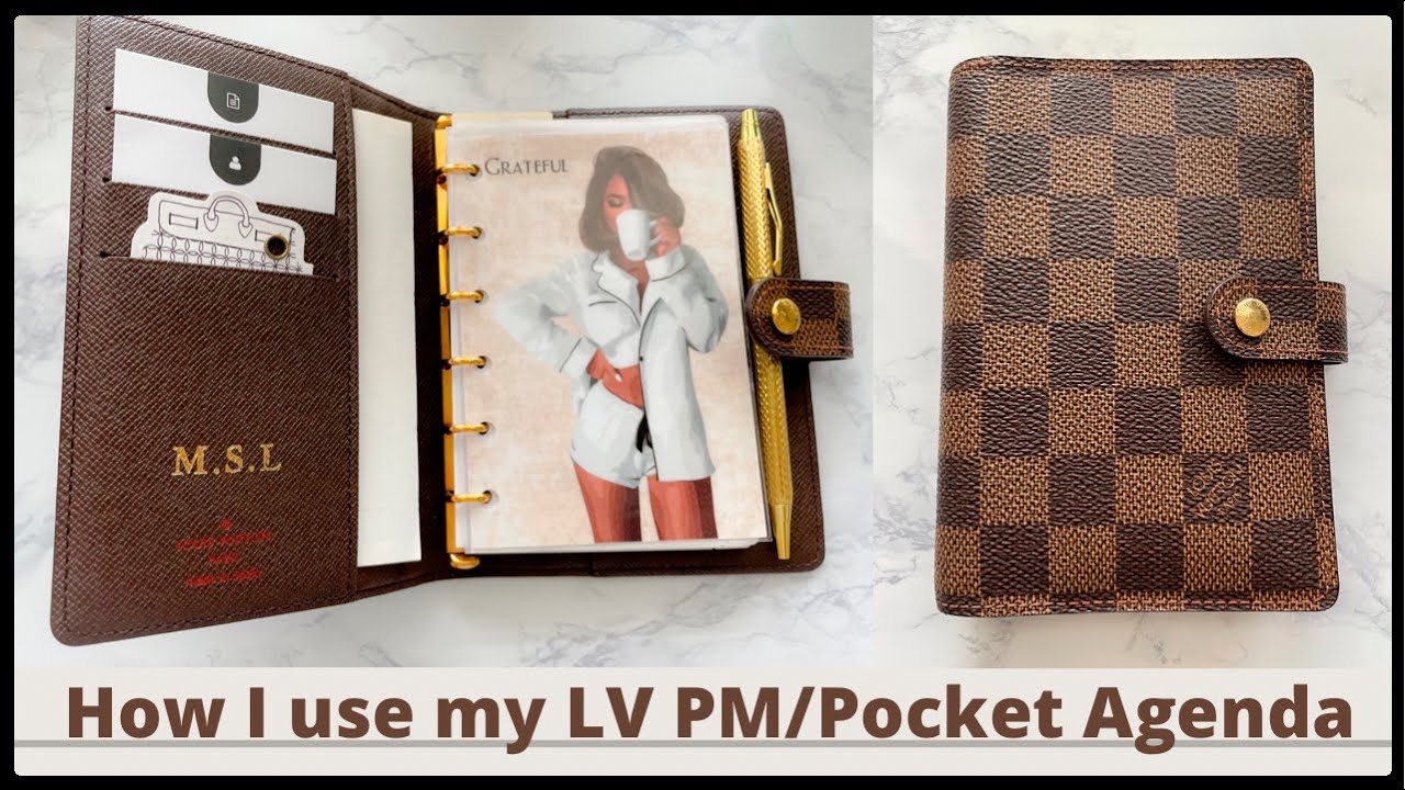 How I use my Louis Vuitton small ring agenda!!