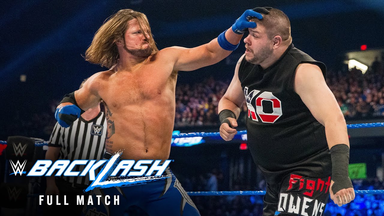 FULL MATCH: Kevin Owens vs. AJ Styles – United States Title Match: WWE Backlash 2017