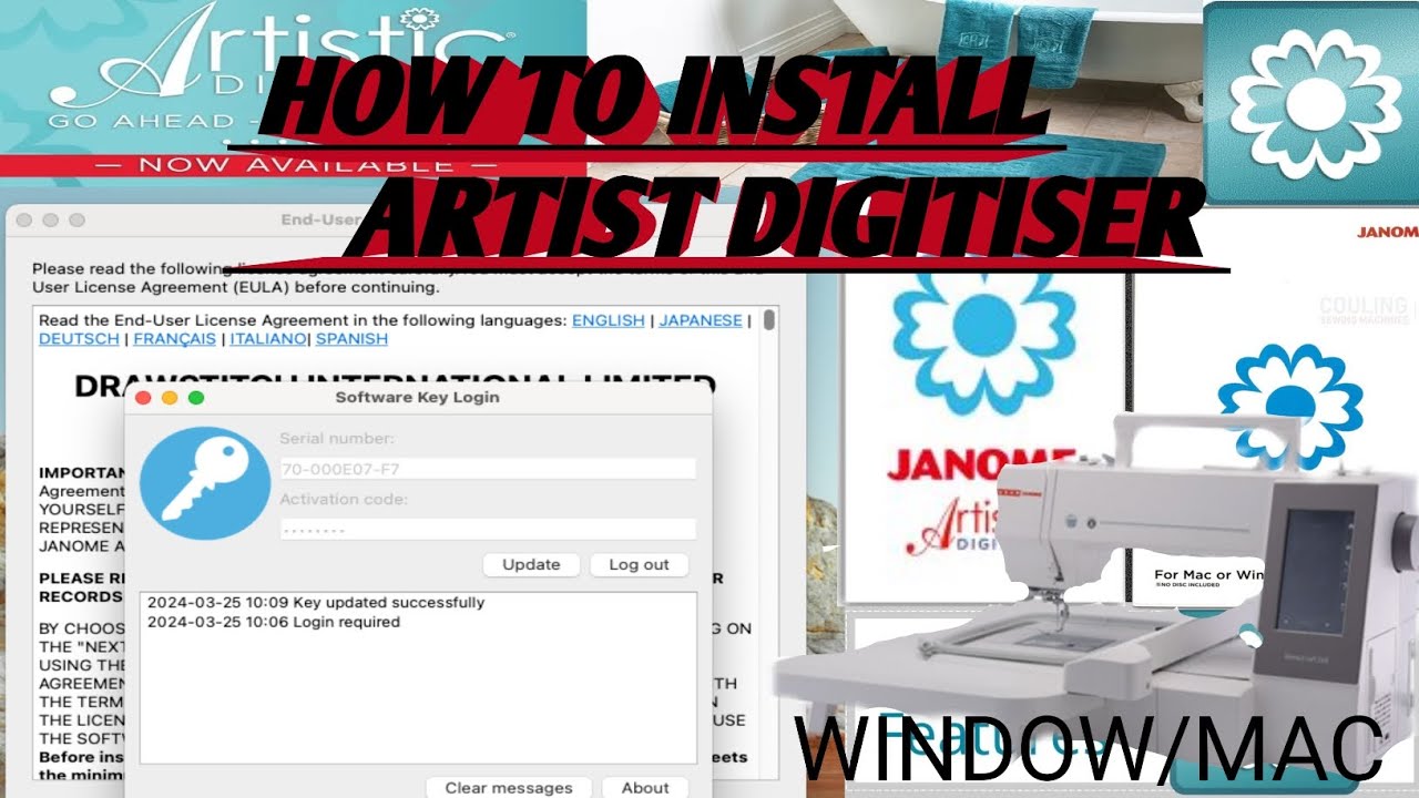 HOW TO INSTALL ARTISTIC DIGITISER           (mac/window)