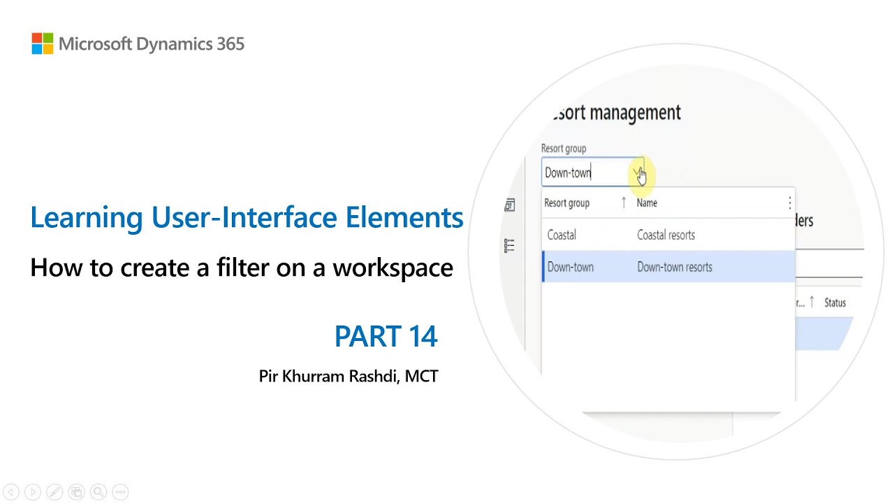 14. Как создать фильтр для рабочего пространства в Dynamics 365 Finance and Operations
