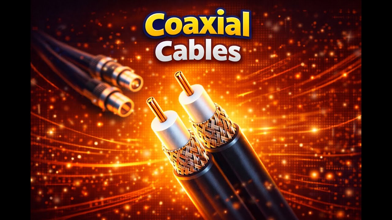 Coaxial cables හඳුනා ගනිමු.