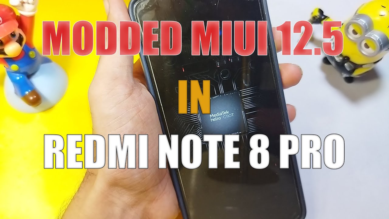 MIUI 12.5 MOD WITH PREMIUM FEATURES FOR REDMI NOTE 8 PRO