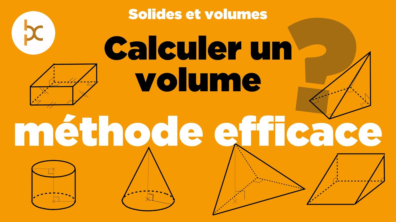 Calculer le volume d'un solide de l'espace