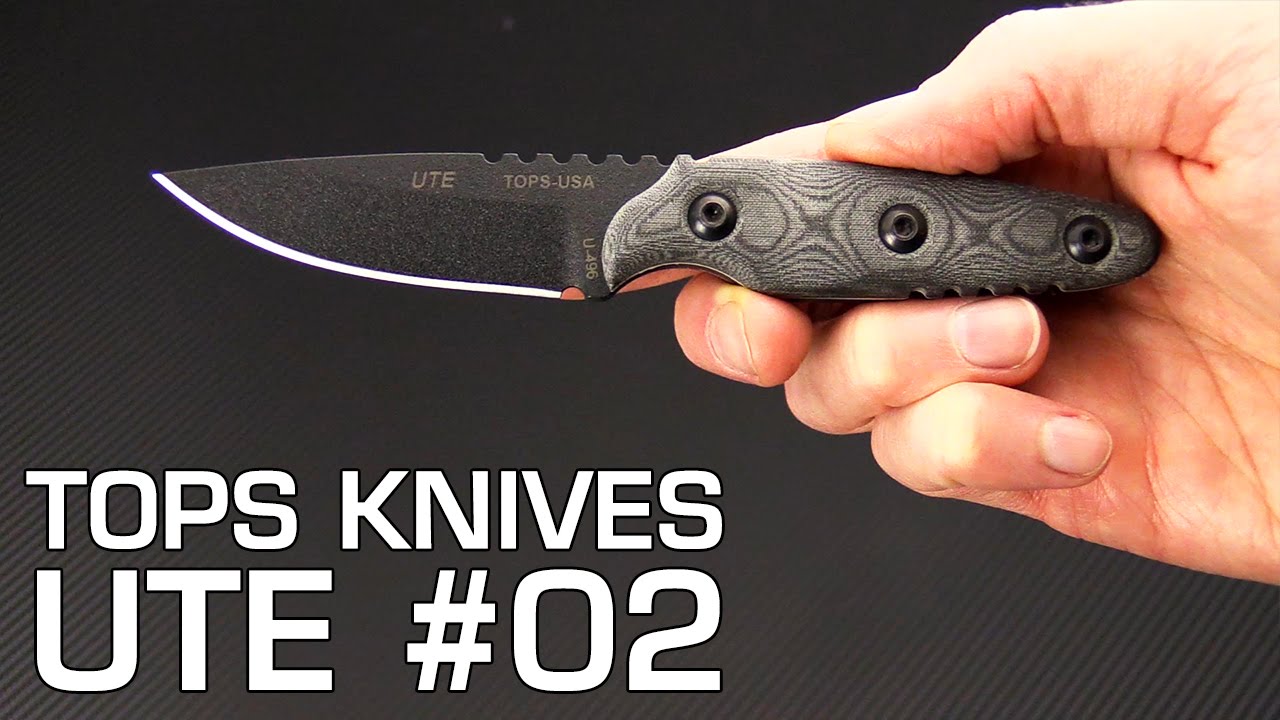 TOPS Knives UTE #02 Utility Tool Edged Fixed Blade Knife Overview