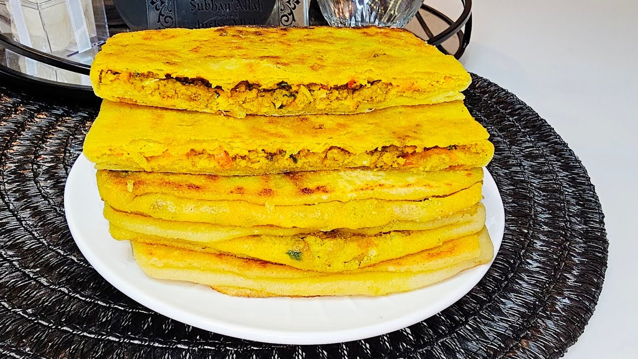 Marokkanische Msemen Rezept | Gefüllte Mssemen | Ramadan Rezept 🌙