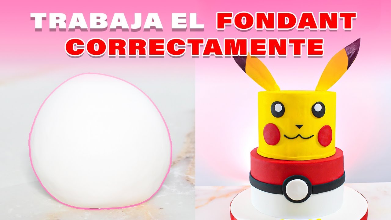 COMO AMASAR FONDANT CORRECTAMENTE 👩‍🍳 | APRENDE A TRABAJAR EL FONDANT O MASA ELASTICA
