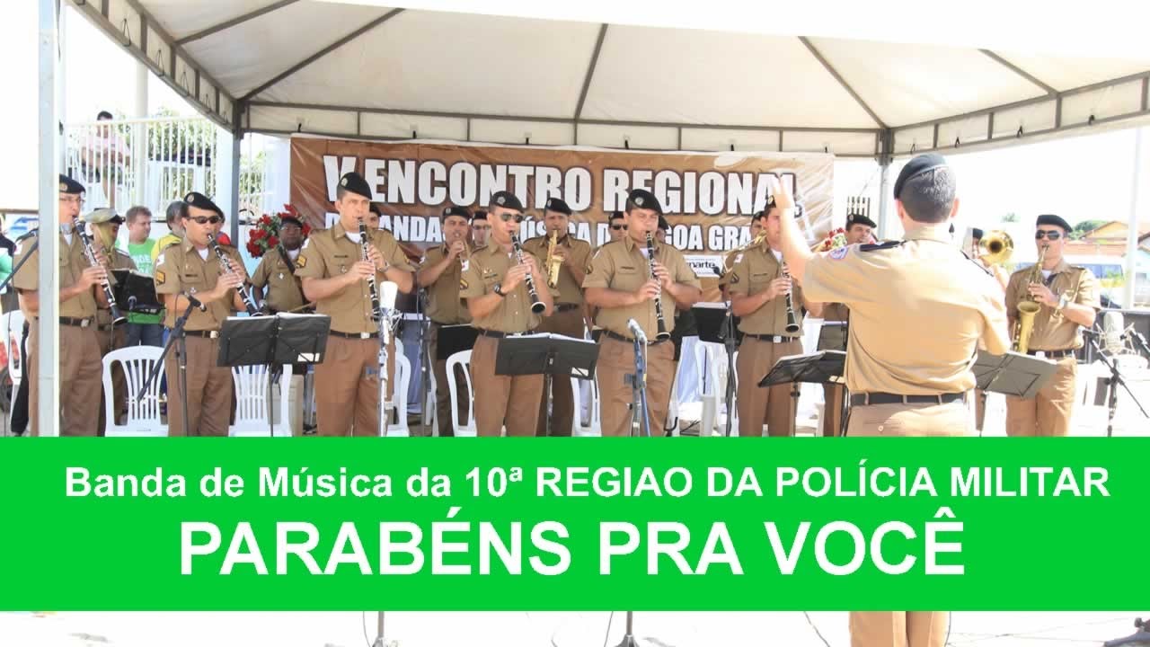 Parabéns pra você - V Encontro Regional de Bandas de Musica de Lagoa Grande MG