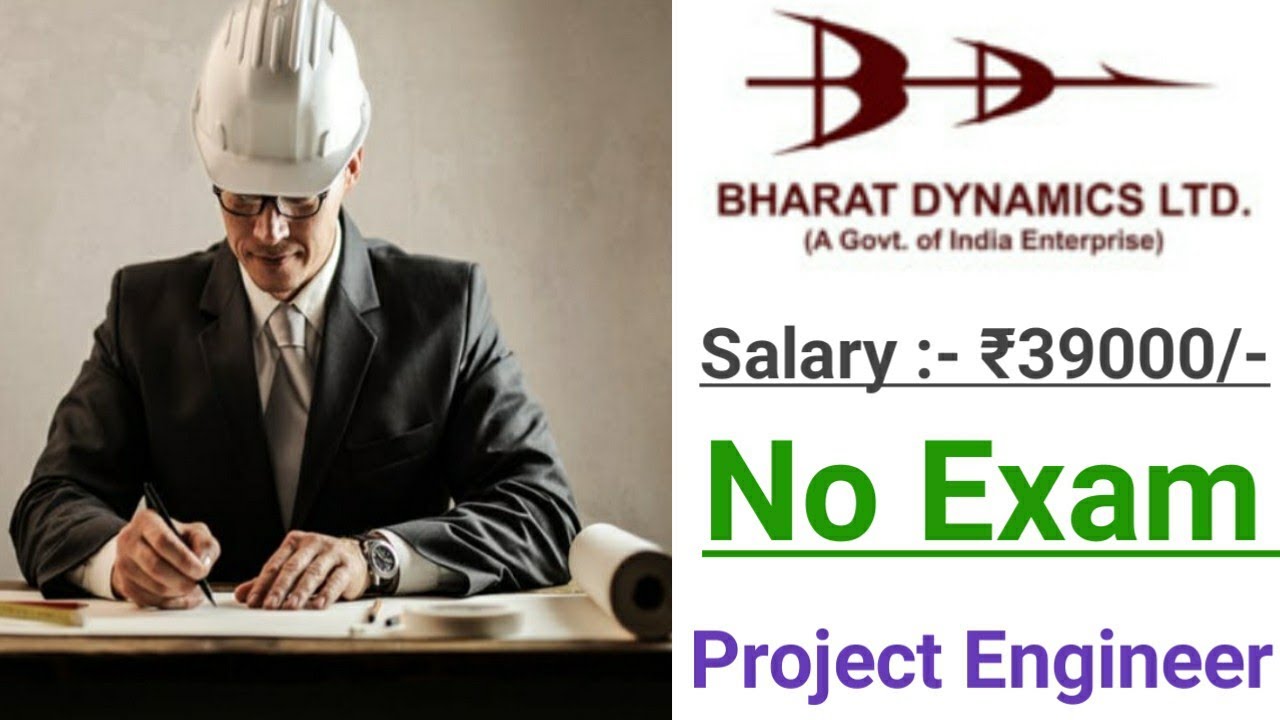 BDL recruitment 2021 | Latest job for civil Engineers | No Exam | Only Interview