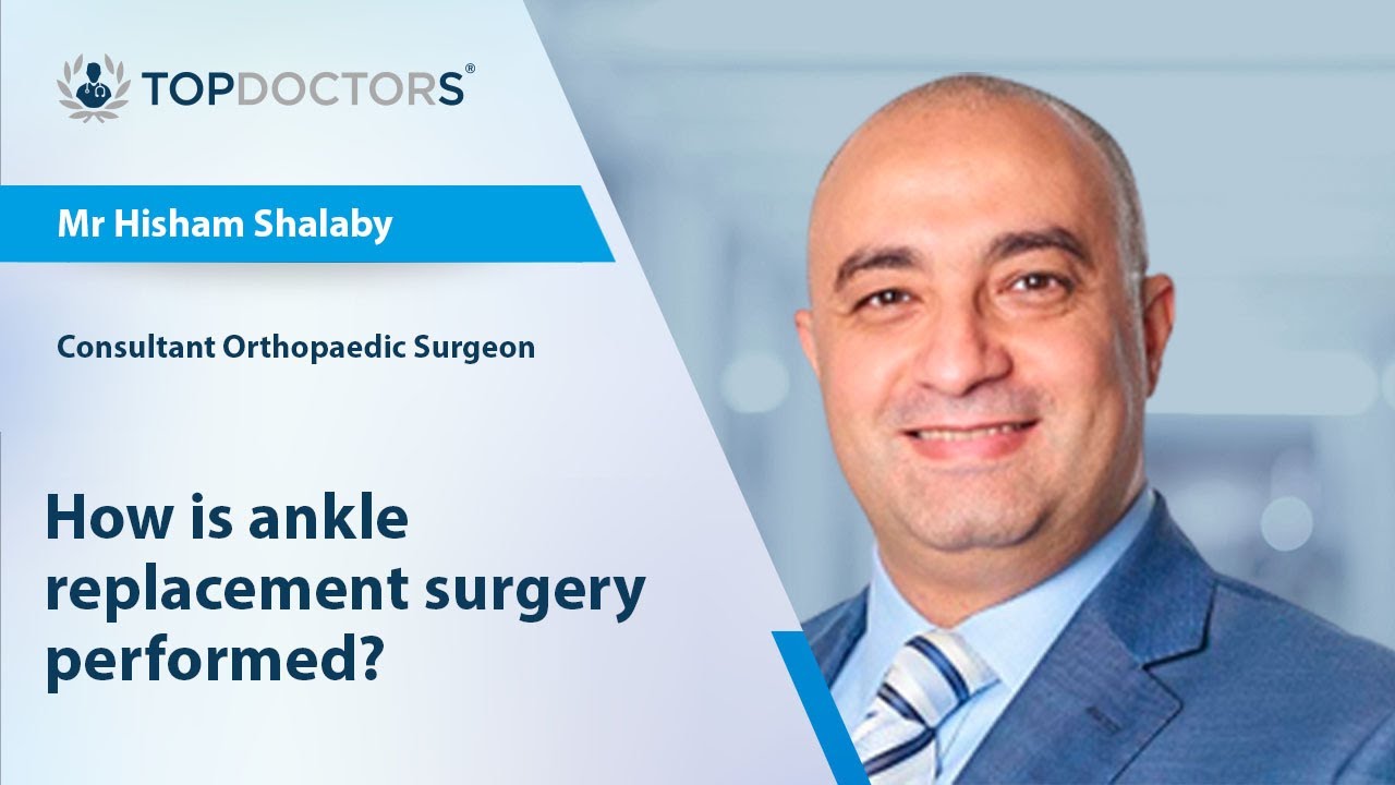 How is ankle replacement surgery performed?