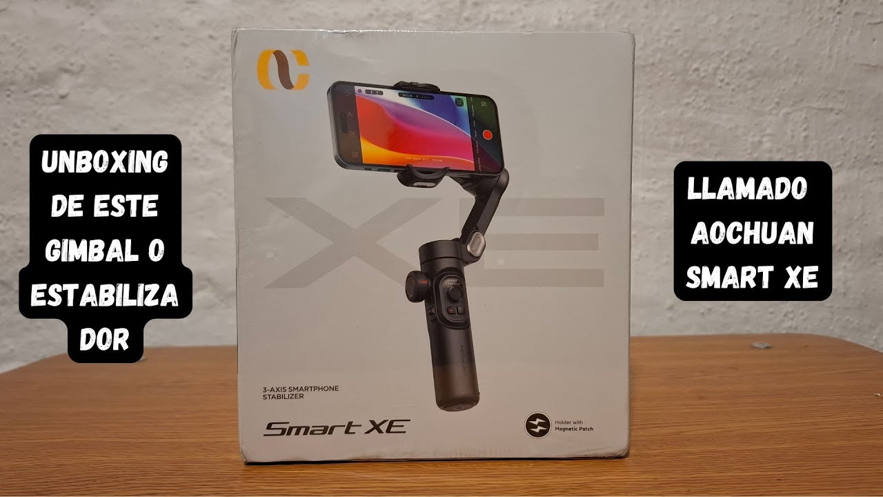UNBOXING de Este GIMBAL o ESTABILIZADOR - AOCHUAN Smart XE | David Gallardo