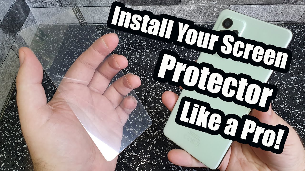 How to Install a Screen Protector PERFECTLY Every Time (Tape Method Tutorial)