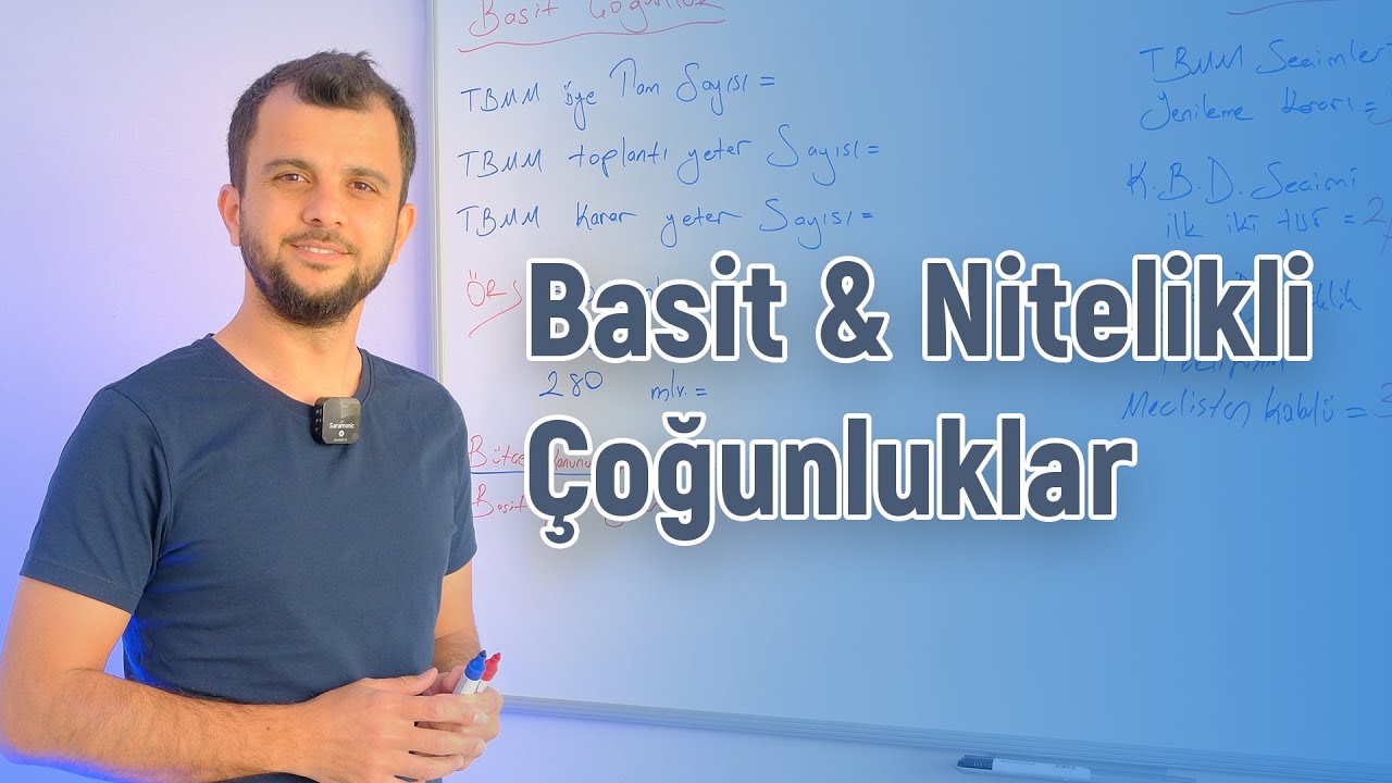 TBMM Karar Yeter Sayısı - Basit ve Nitelikli Çoğunluklar nedir? Nasıl hesaplanır?