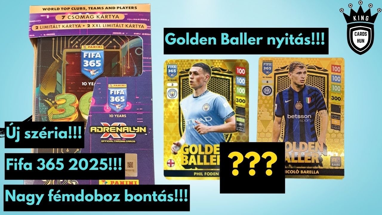 FIFA 365 Nagy fém doboz nyitás 2025