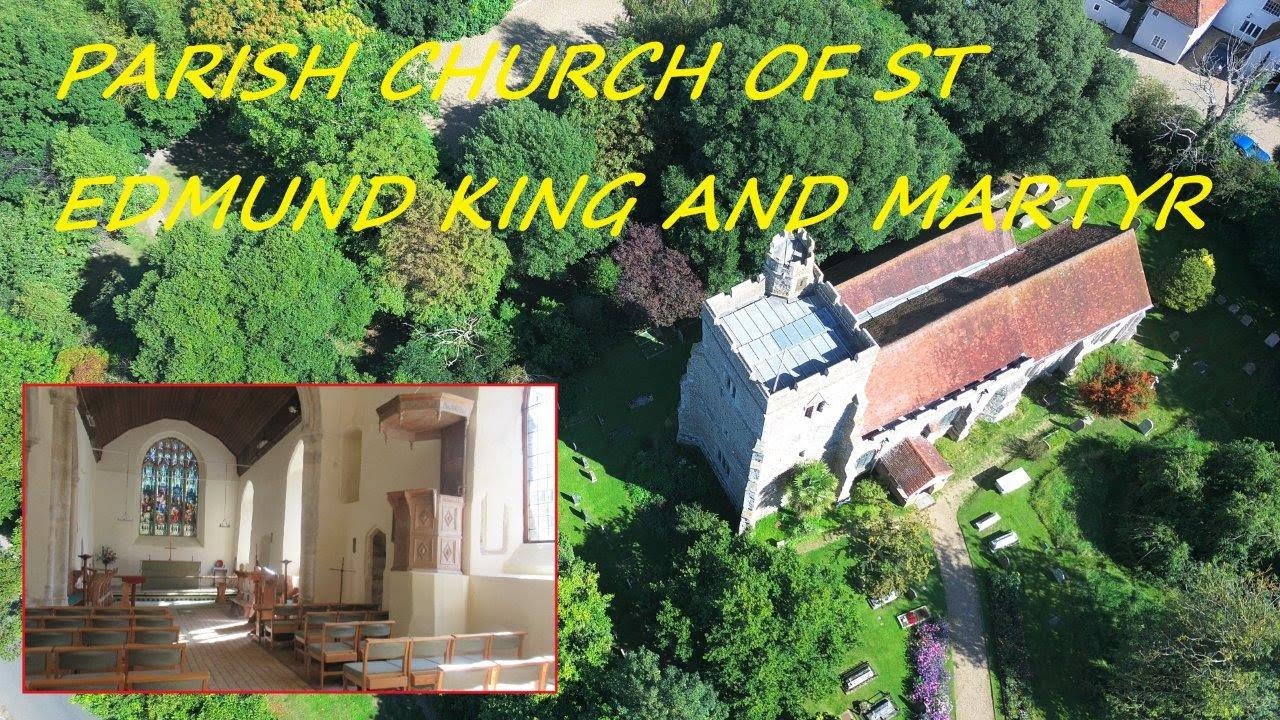 Parish church of St Edmund King and Martyr. East Mersea. Essex