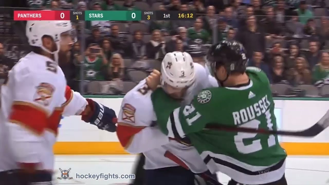 Keith Yandle vs Antoine Roussel Jan 23, 2018