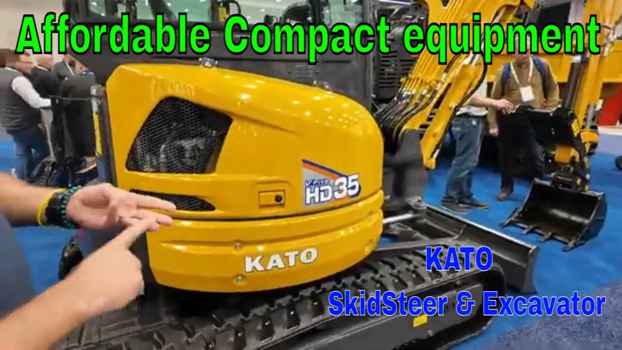 Discover The LATEST KATO Compact Machinery At The BIG Trade Show